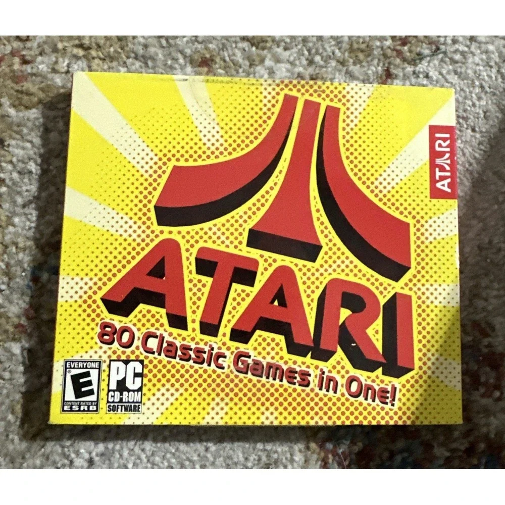 Atari: 80 Classic Games in One-PC CD ROM Software‎ (2005) Win 98/Me/2000/XP New